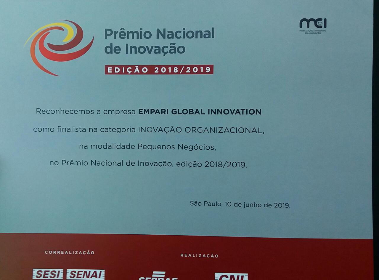 PNI - Prêmio Nacional da Inovação